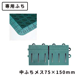 カラーブラッシュ　専用中ふち　緑