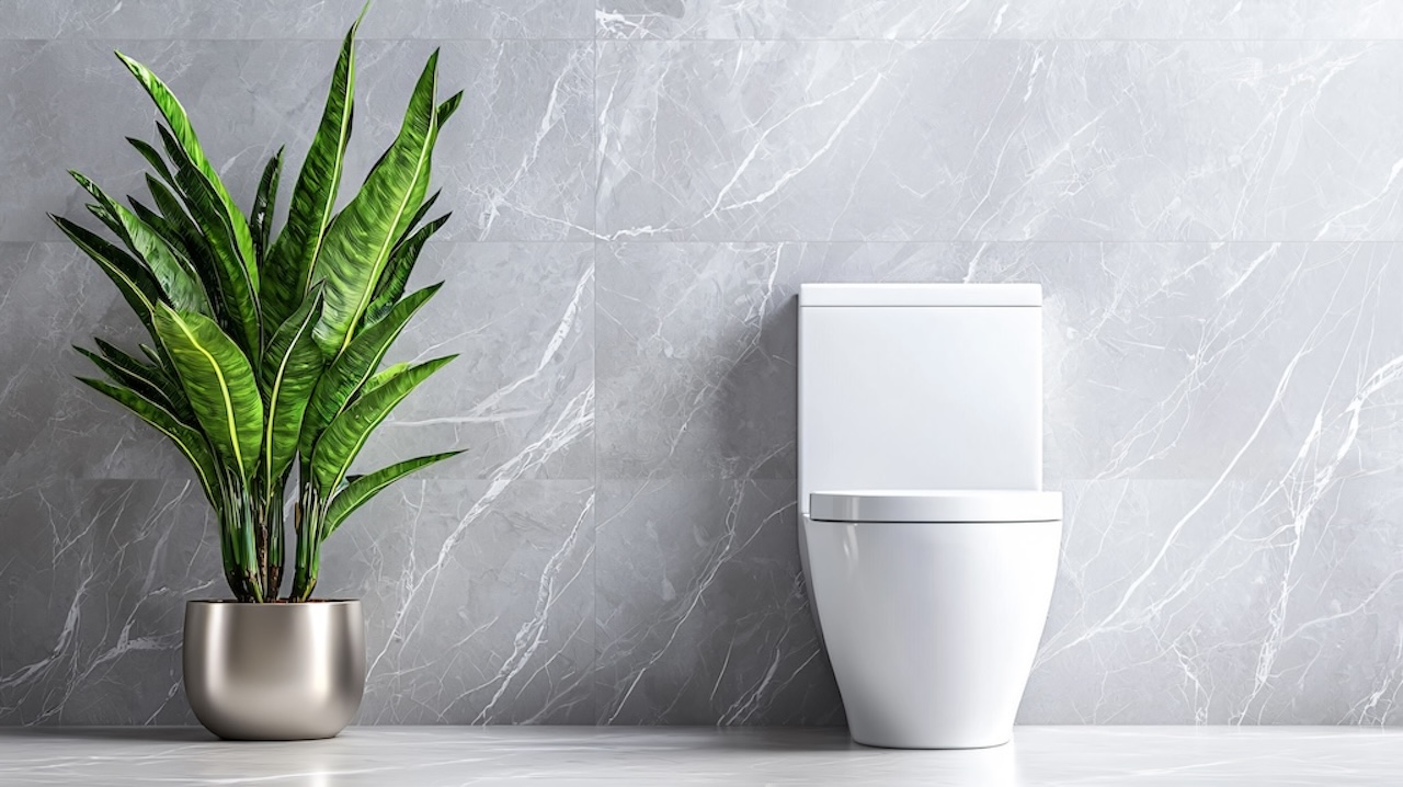 公共トイレにおける業務用サニタリーボックス