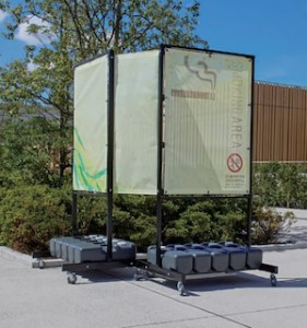 テラモト/屋外移動式パーテーションH190cm